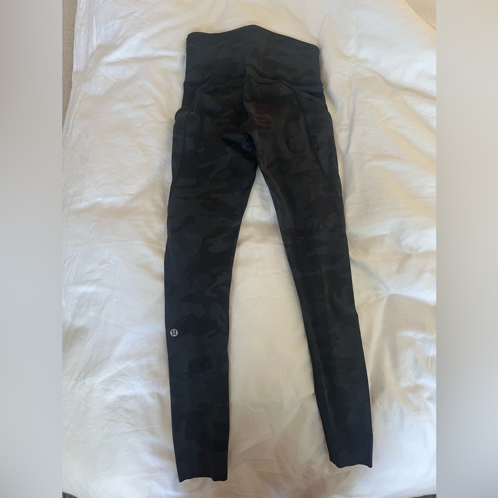 Lululemon Fast and Free Camo Leggings